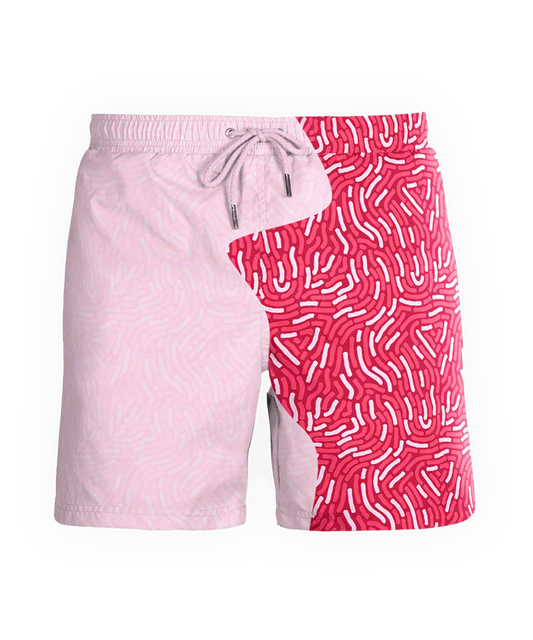 Doodle Pink | Swim Shorts