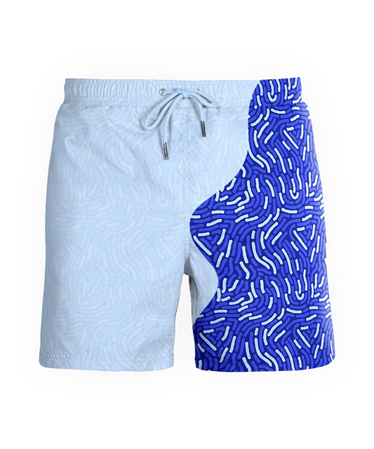 Doodle Blue | Swim Shorts